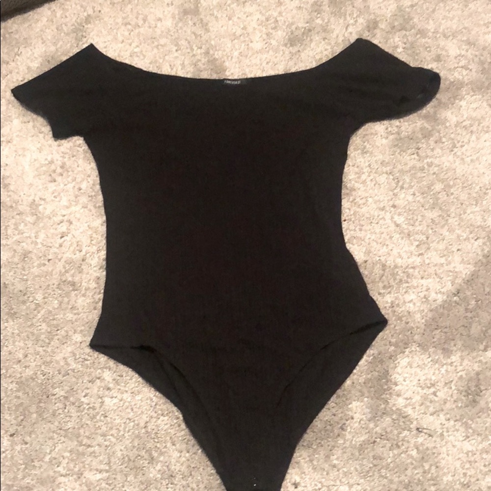 Off the shoulder body suit